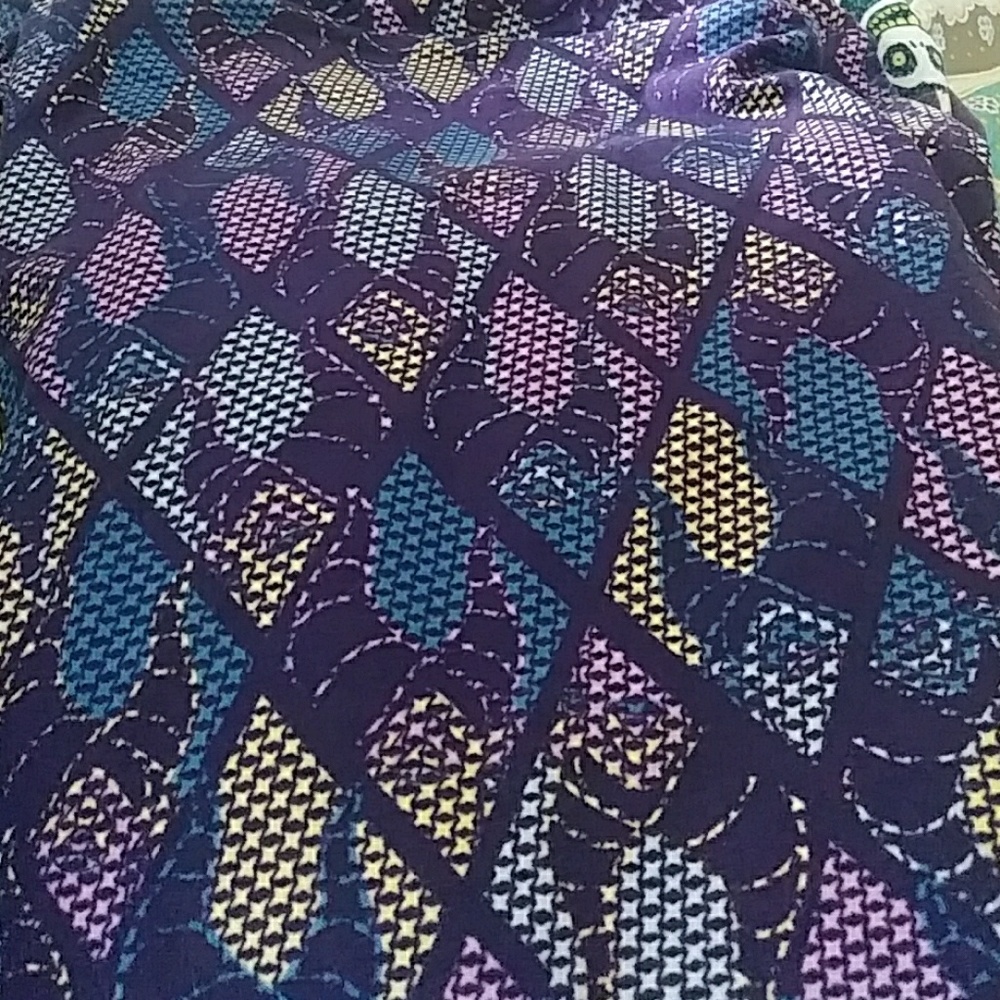 Argyle Maleficent leggings purple